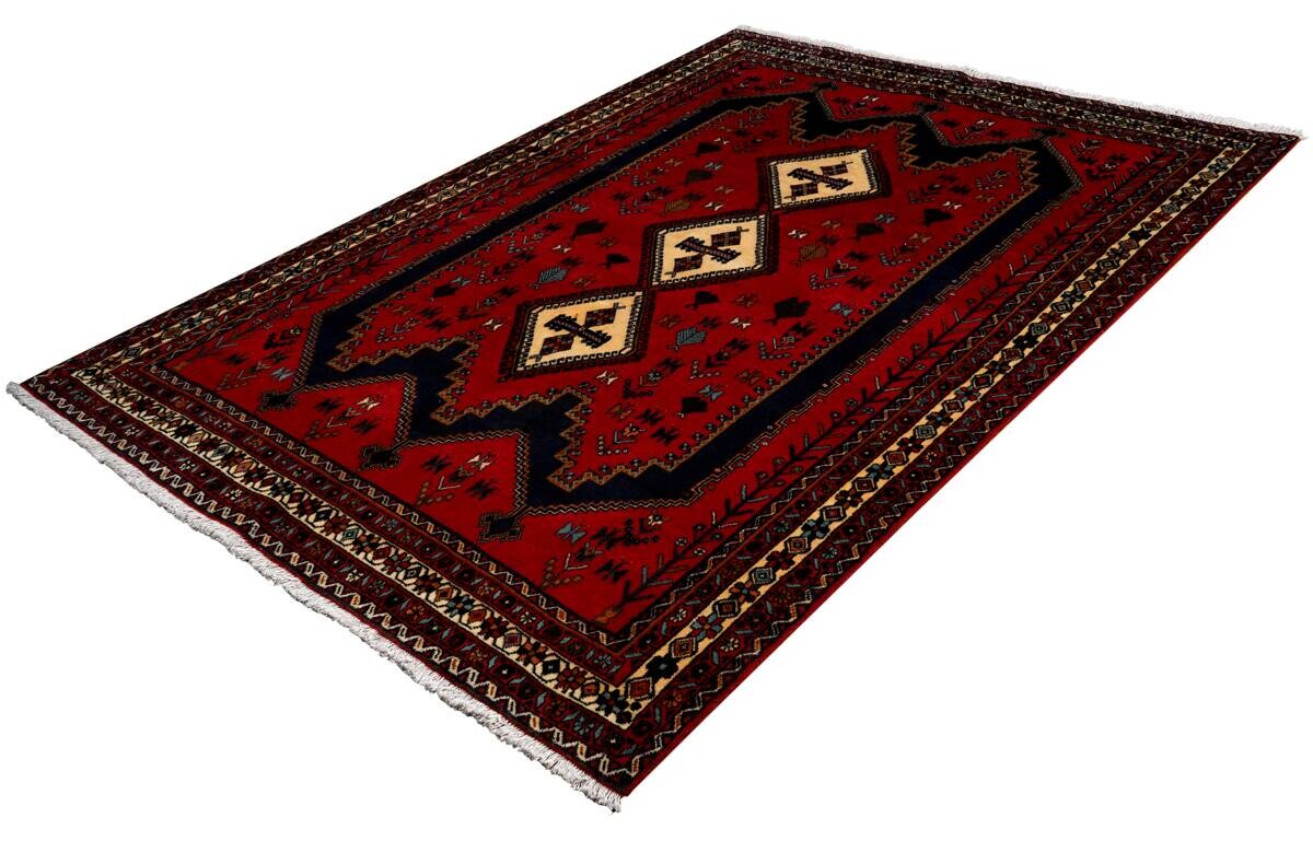 PersaTepp Teppich Afshar rot B/H/L: ca. 163x1x234 cm