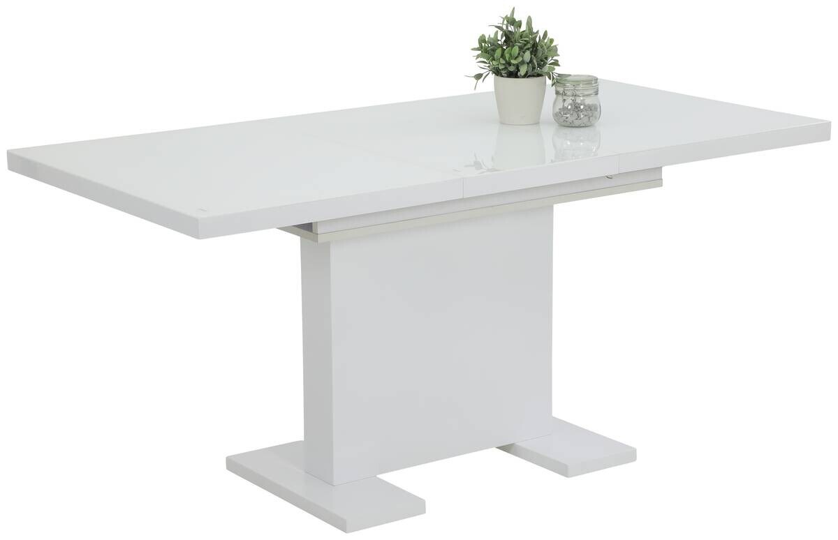 Esstisch Wilma weiß Hochglanz B/H/T: ca. 120x76x80 cm