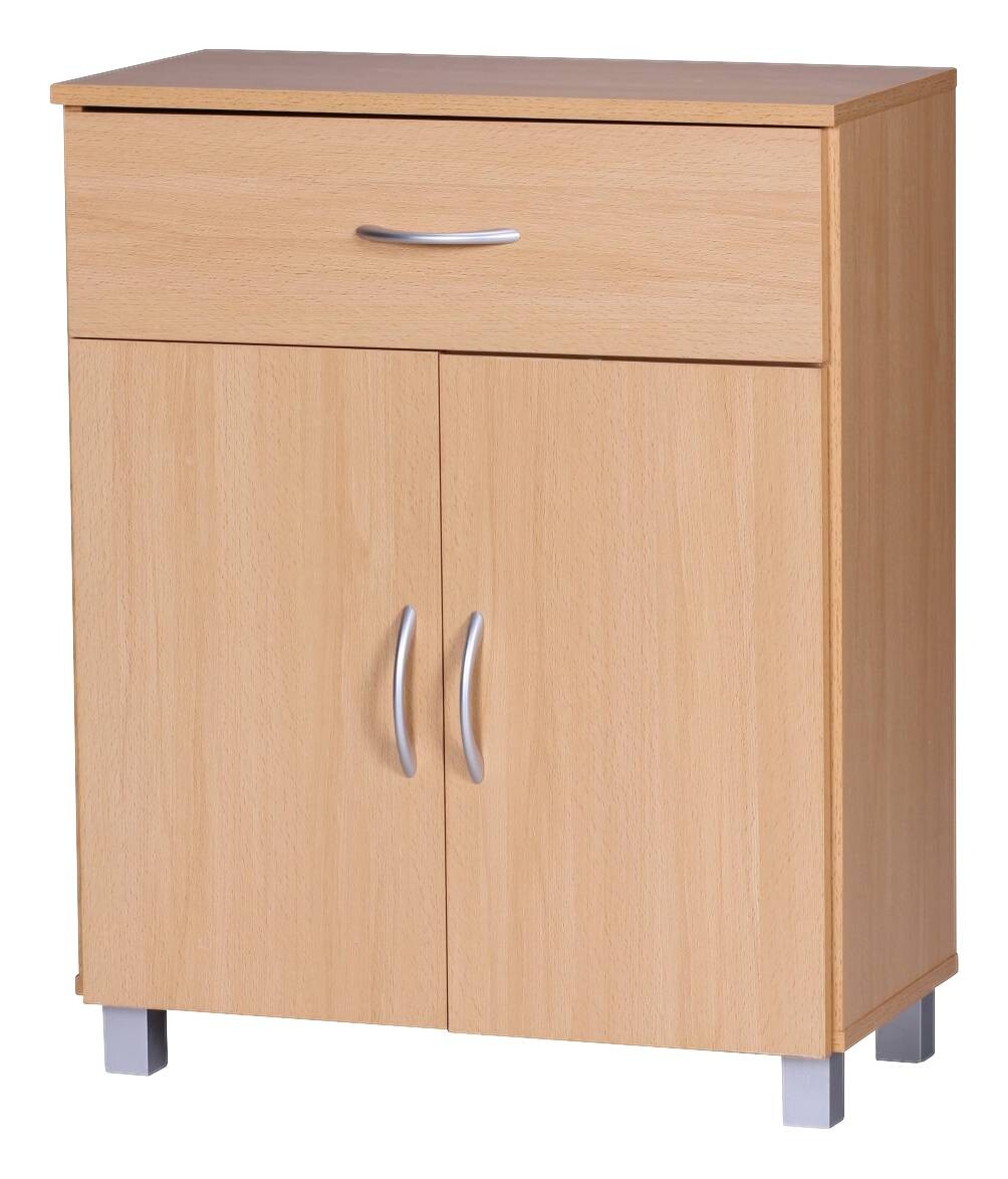 Sideboard buche Nachbildung silber B/H/T: ca. 60x75x30 cm