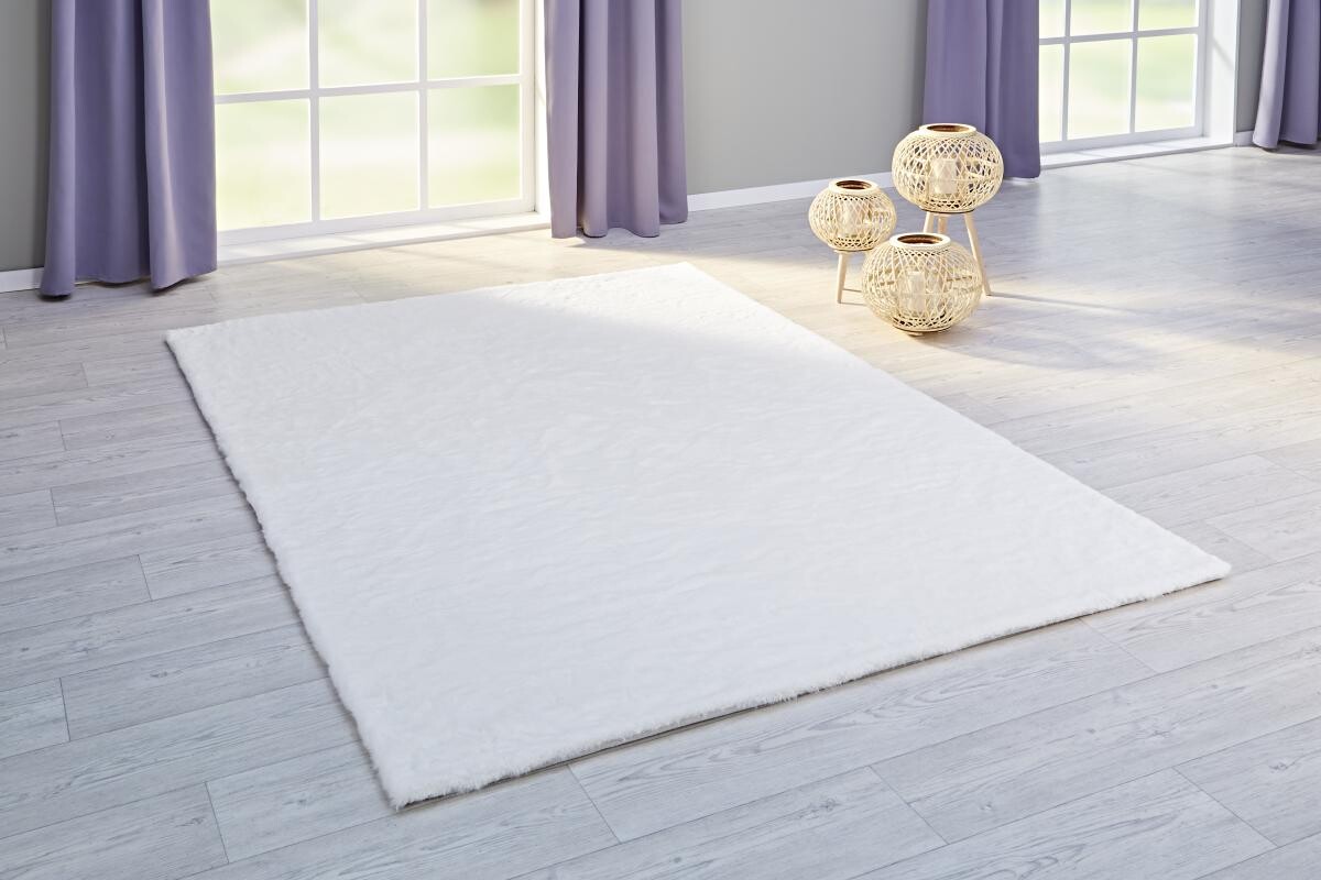 Fellimitat Moyo beige B/L: ca. 80x150 cm