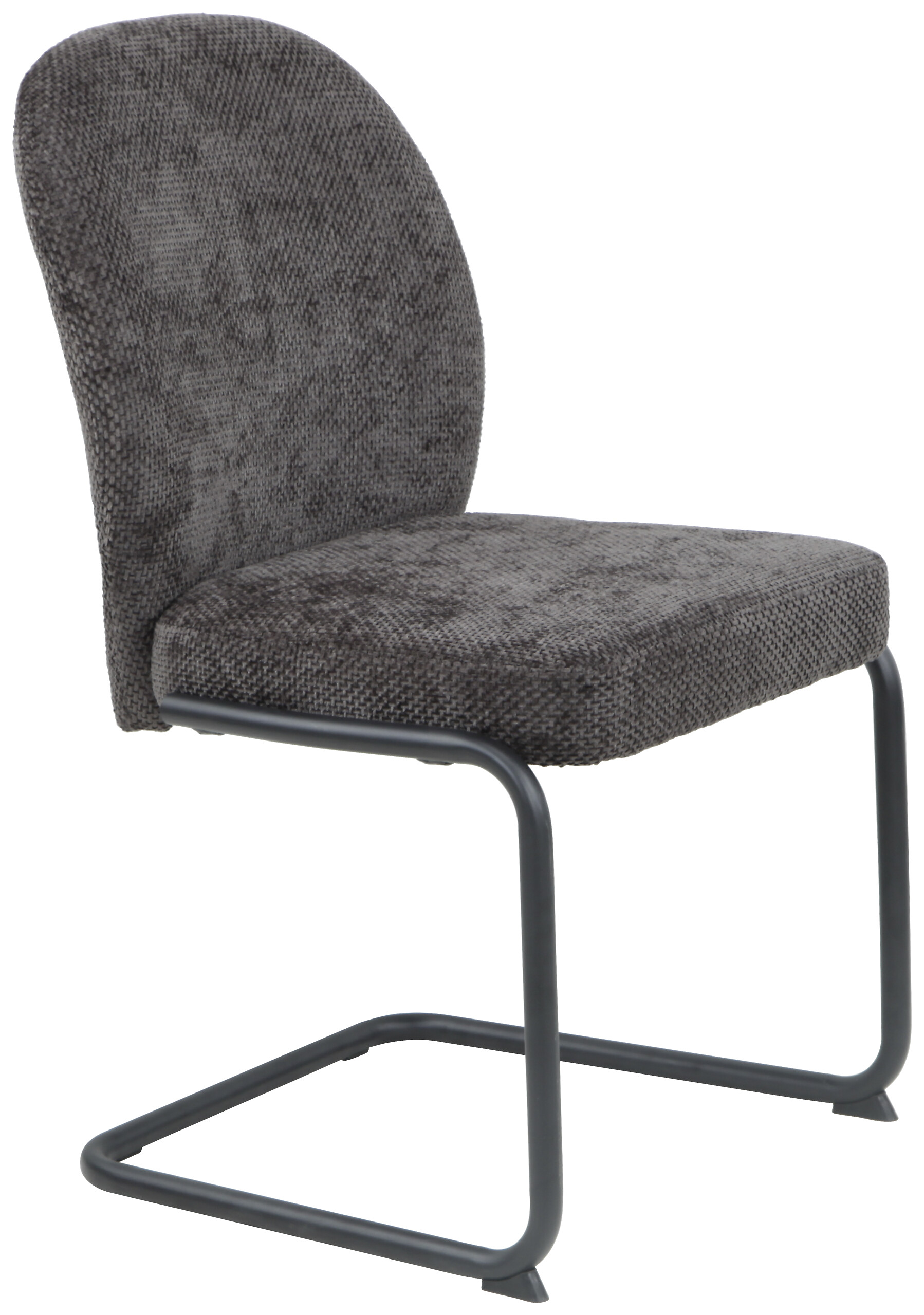 Schwingstuhl Karen anthrazit schwarz Webstoff Metall