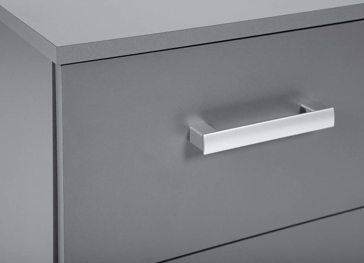 Kommode Elenzio Grafitgrau Optik B/H/T: ca. 41,2x50,8x40 cm