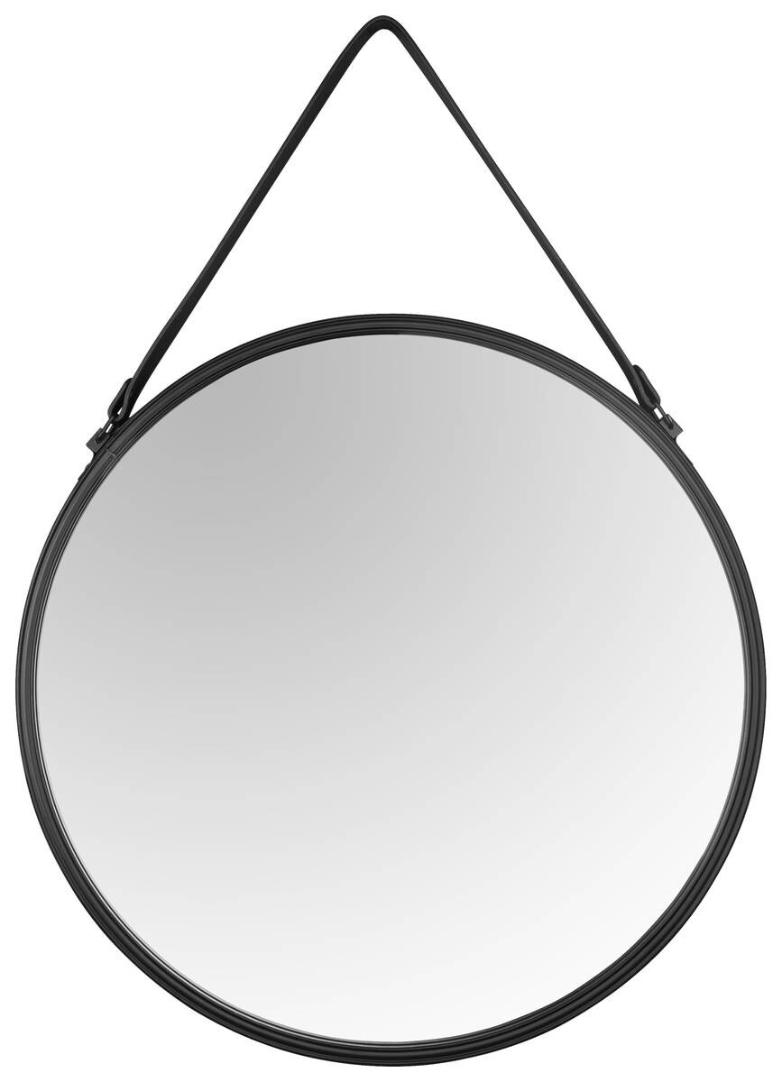 Dekorspiegel Delia schwarz D: ca. 55 cm