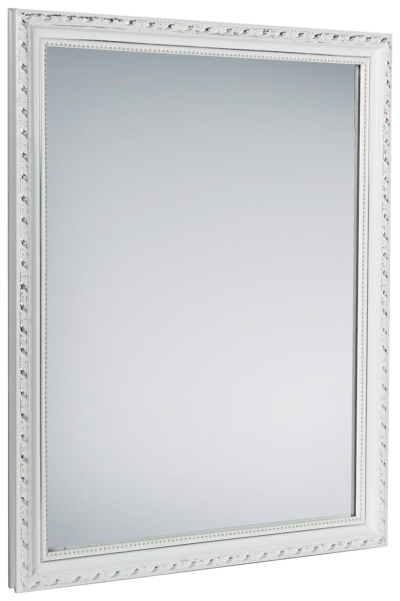 Rahmenspiegel Loreley weiß B/H: ca. 34x45 cm
