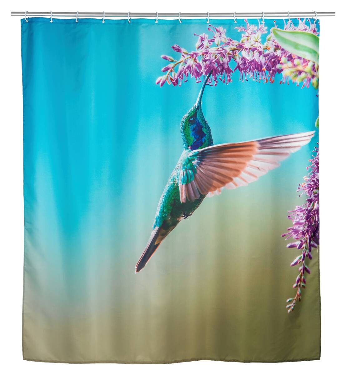 WENKO Duschvorhang Polyester B/H: ca. 180x200 cm