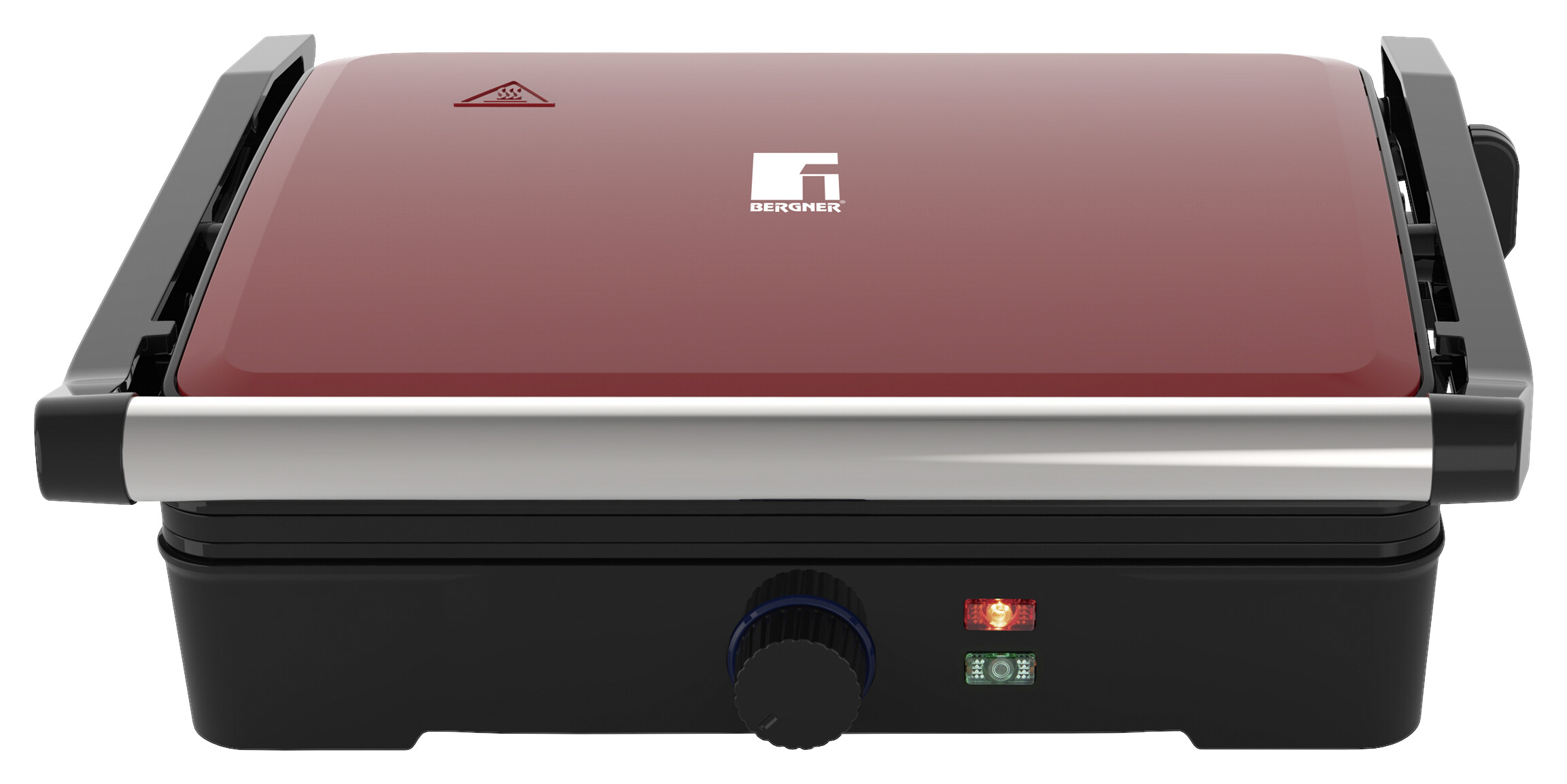 BERGNER Kontaktgrill schwarz Polypropylen B/H/L: ca. 15x36,5x38 cm