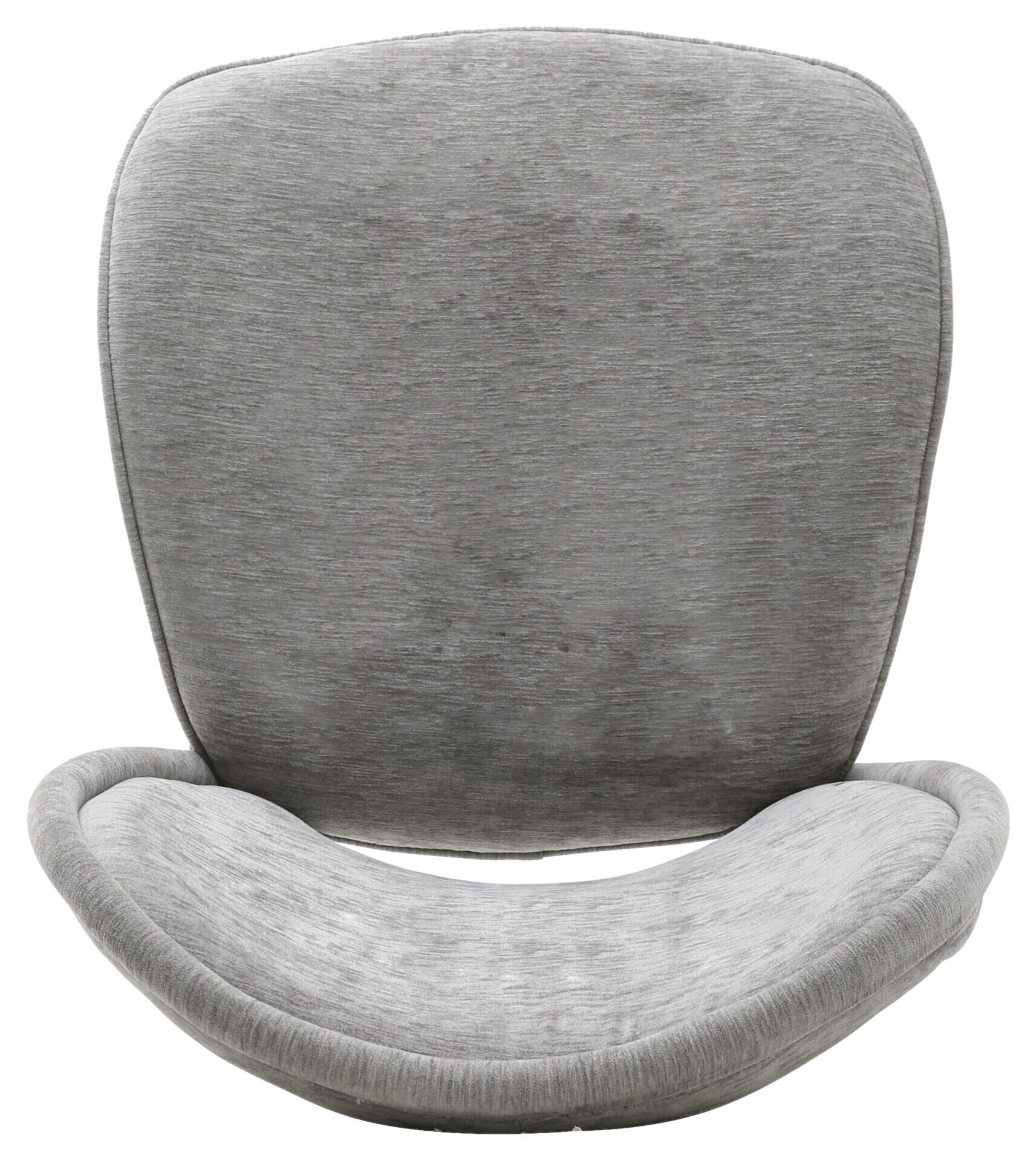 Schwingstuhl Maja grau Microfaser B/H/T: ca. 63x88x52,5 cm