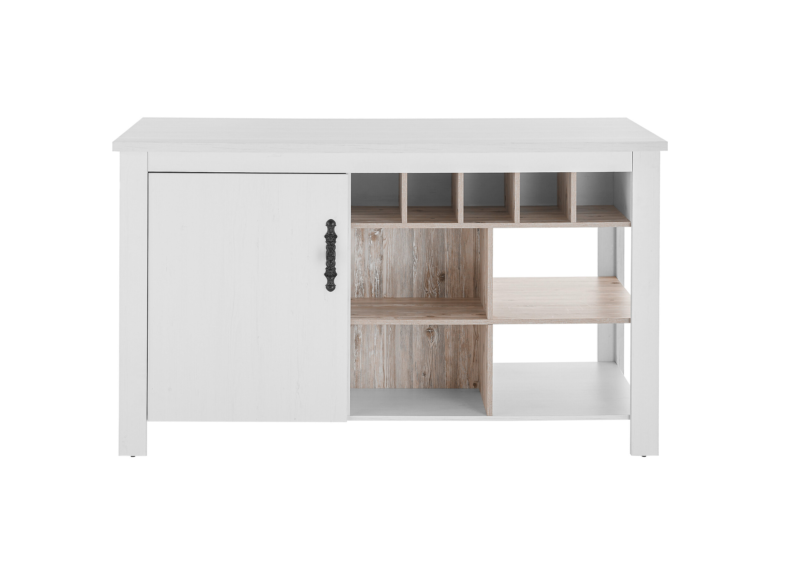 Kücheninsel Florenz weiß Pinie B/H/T: ca. 161x92x77 cm