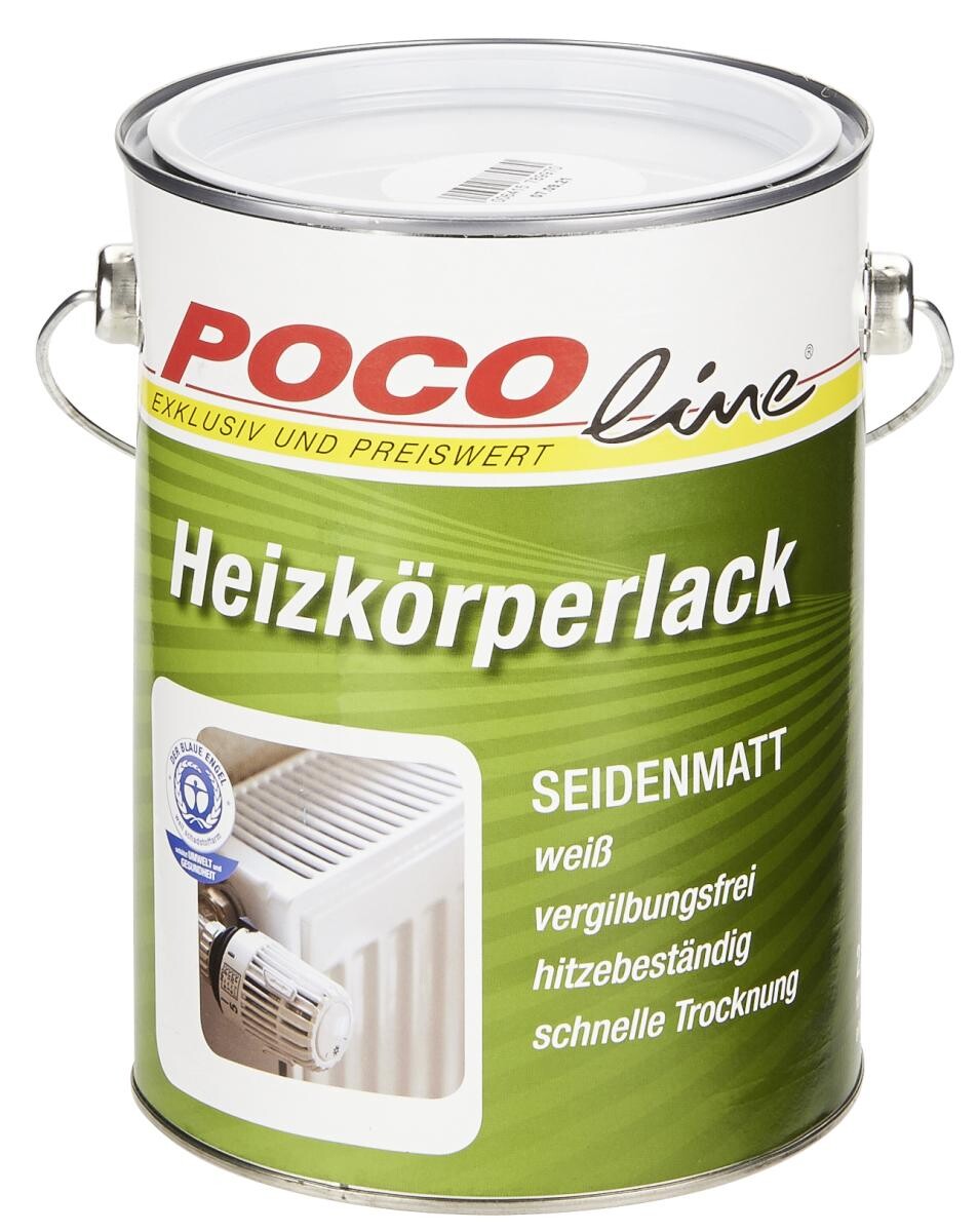 POCOline Acryl Heizkörperlack weiß seidenmatt ca. 2,5 l