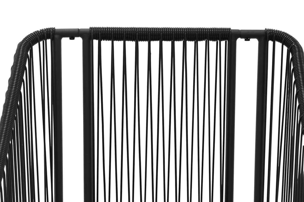 POCOline Gartensitzgruppe schwarz Stahl