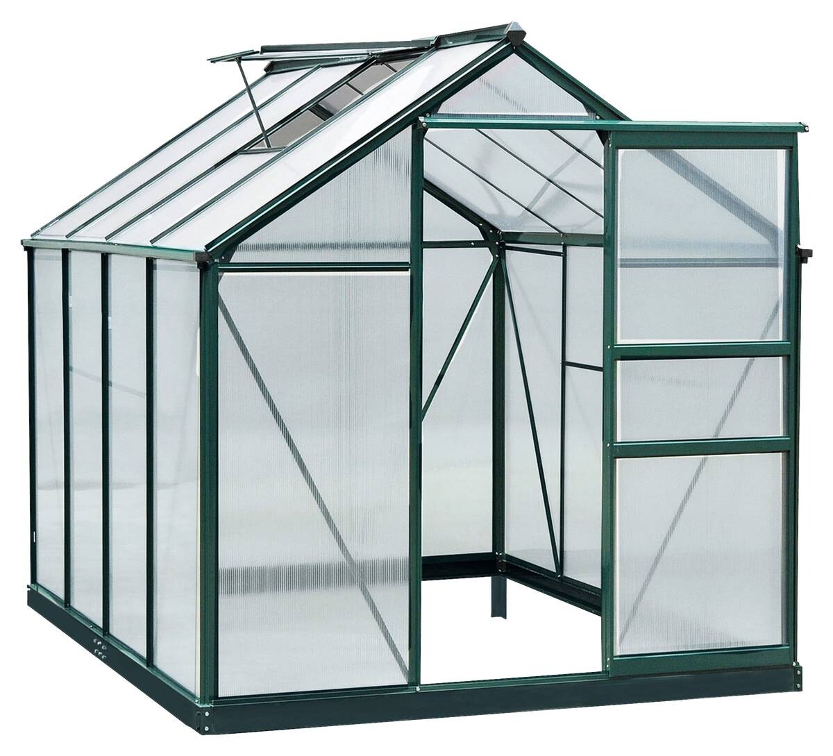 Outsunny Gewächshaus B/H/L: ca. 252x201x190 cm
