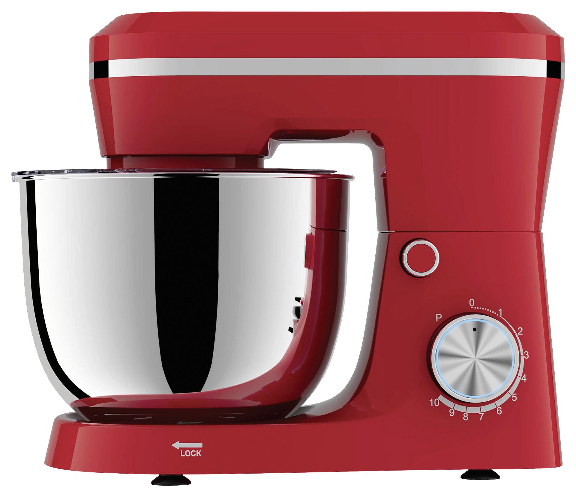 POCOline Knetmaschine Knetrax rot Metall Kunststoff B/H/L: ca. 22,55x31,45x36,1 cm ca. 4,5 l