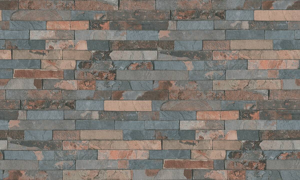 A.S.Creation Vliestapete Best of Wood`n Stone 2nd Edition Steine grau braun B/L: ca. 53x1005 cm