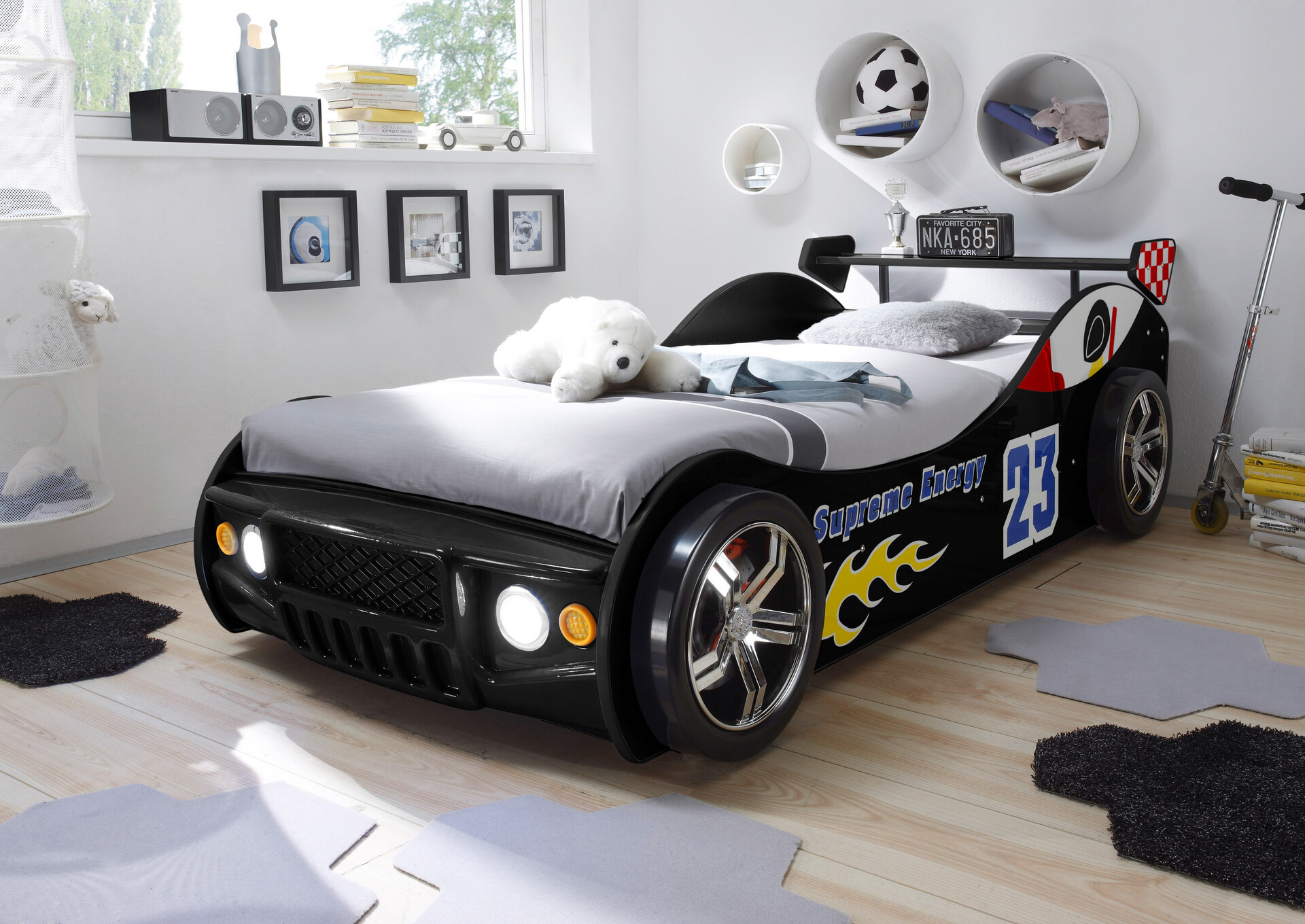 Autobett Energy schwarz Liegefläche B/L: ca. 90x200 cm