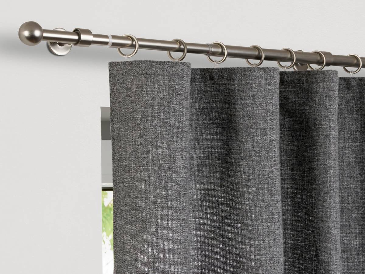 ondeco Stilgarnituren Edelstahloptik Metall L: ca. 400 cm ausziehbar von ca. 210 bis 400 cm 1.0 Läufe