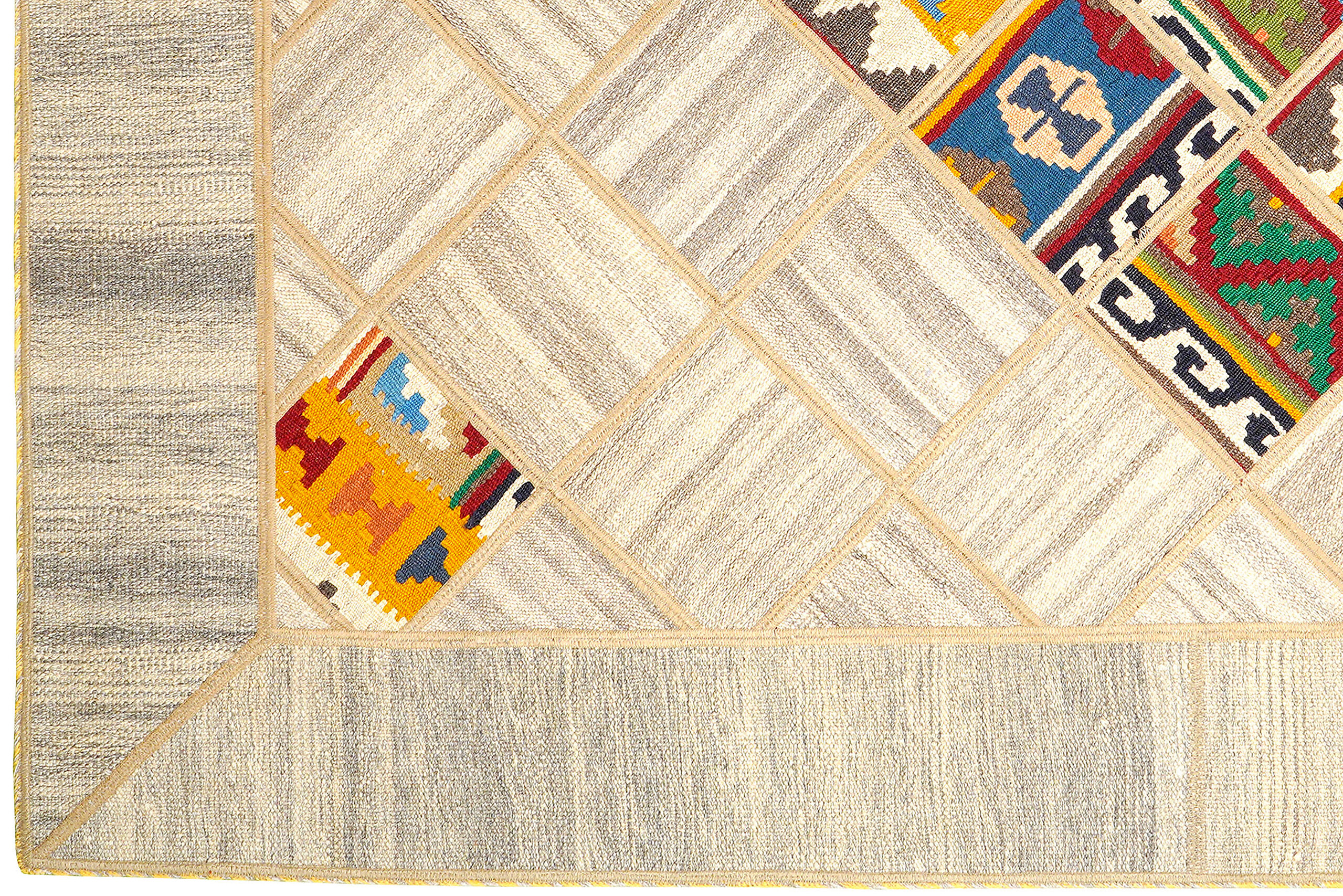 PersaTepp Teppich Kelim Tekkehdouz beige B/H/L: ca. 150x1x200 cm