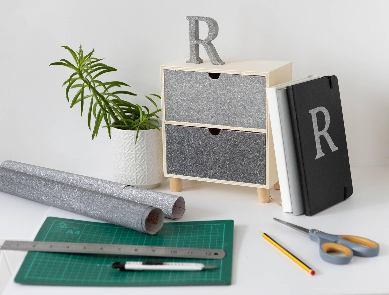 d-c-fix Klebefolie Glitzeroptik anthrazit B/L: ca. 45x150 cm