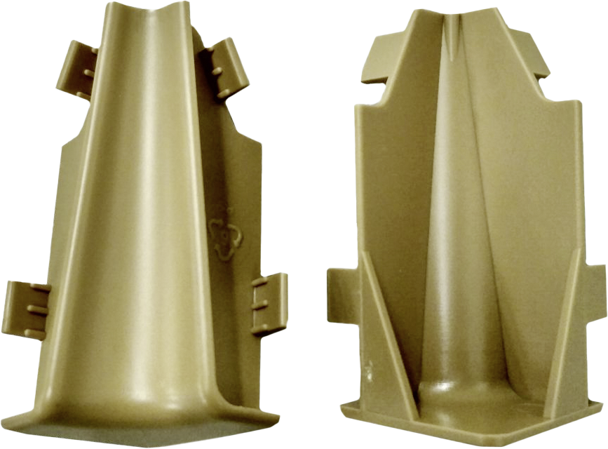 Innenecke Eiche L/B/H: ca. 1x1x5,8 cm