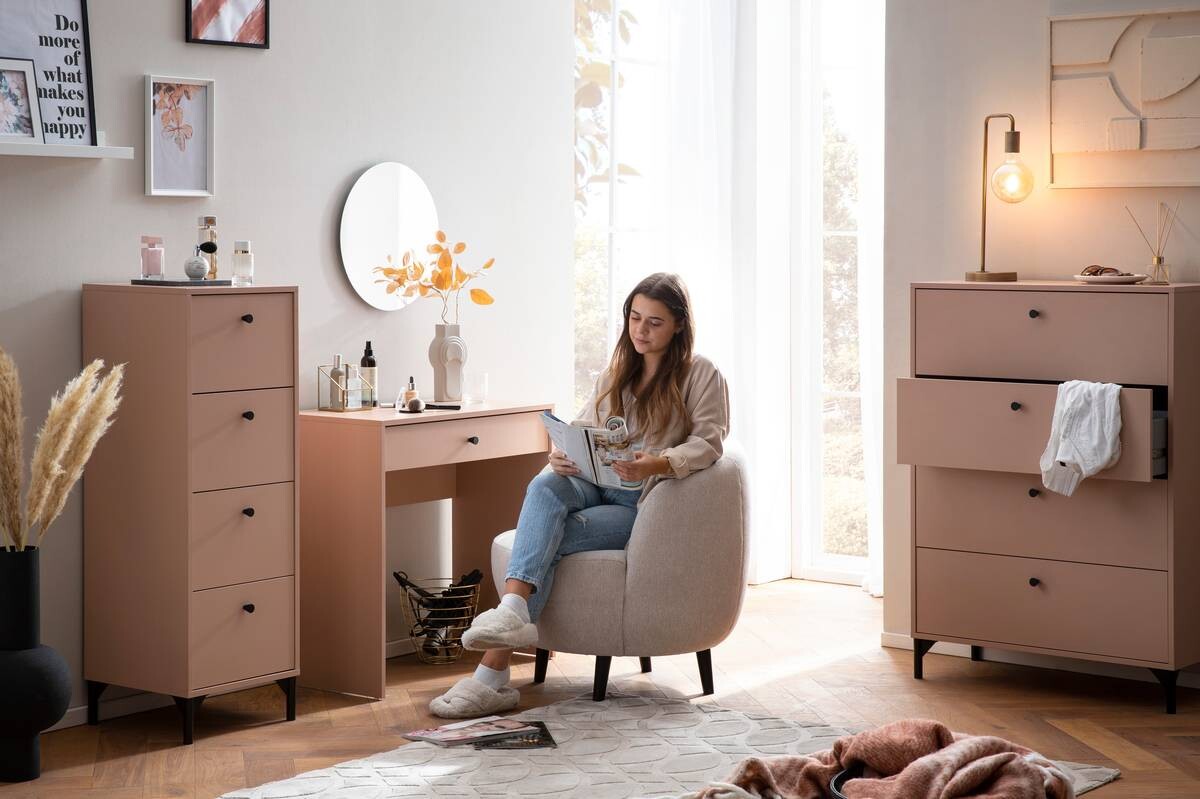 Schminktisch Smash apricot B/H/T: ca. 80,1x78,5x40 cm Schminktisch Smash apricot B/H/T: ca. 80,1x78,5x40 cm