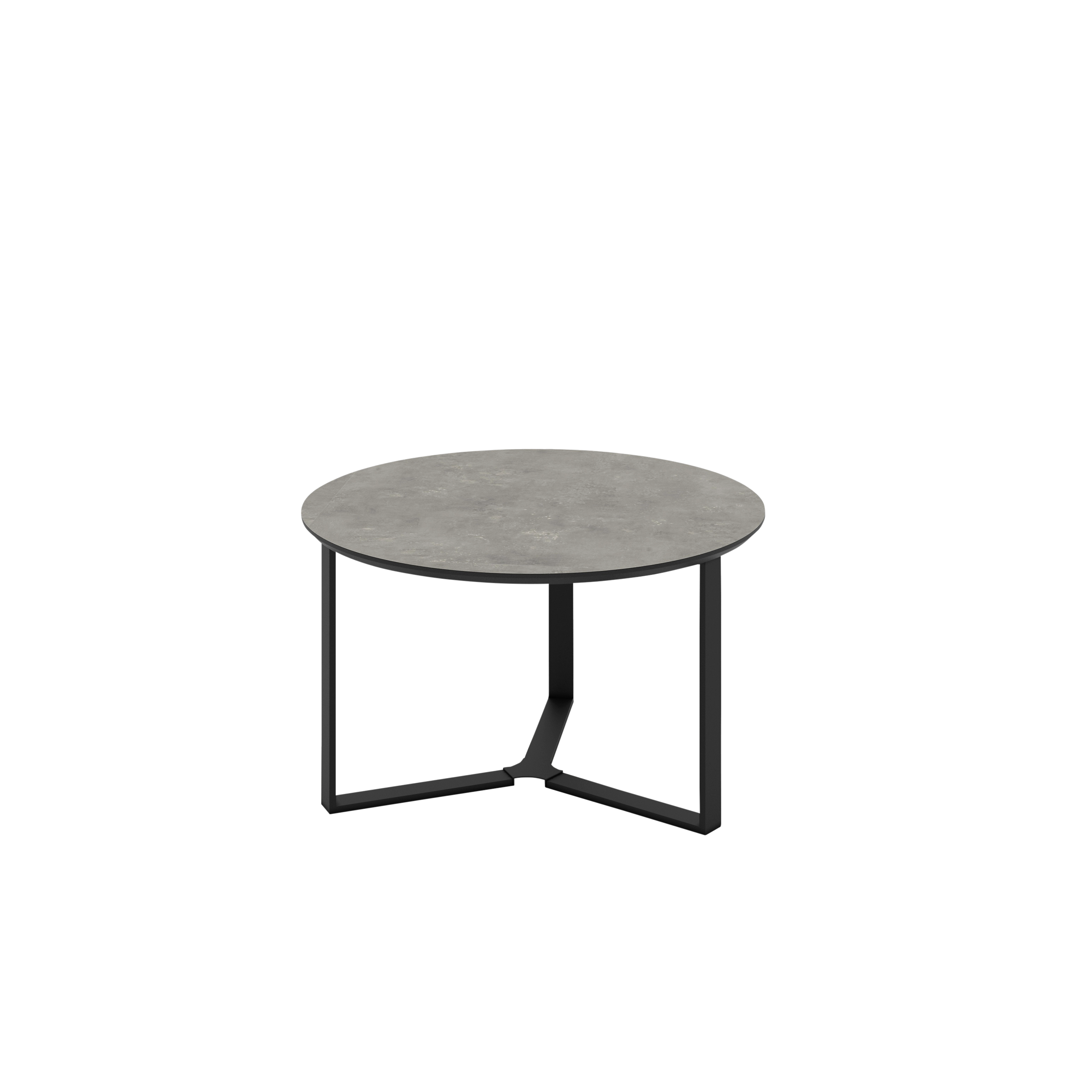 Hela Couchtisch Massa stone Metall B/H: ca. 80x45 cm