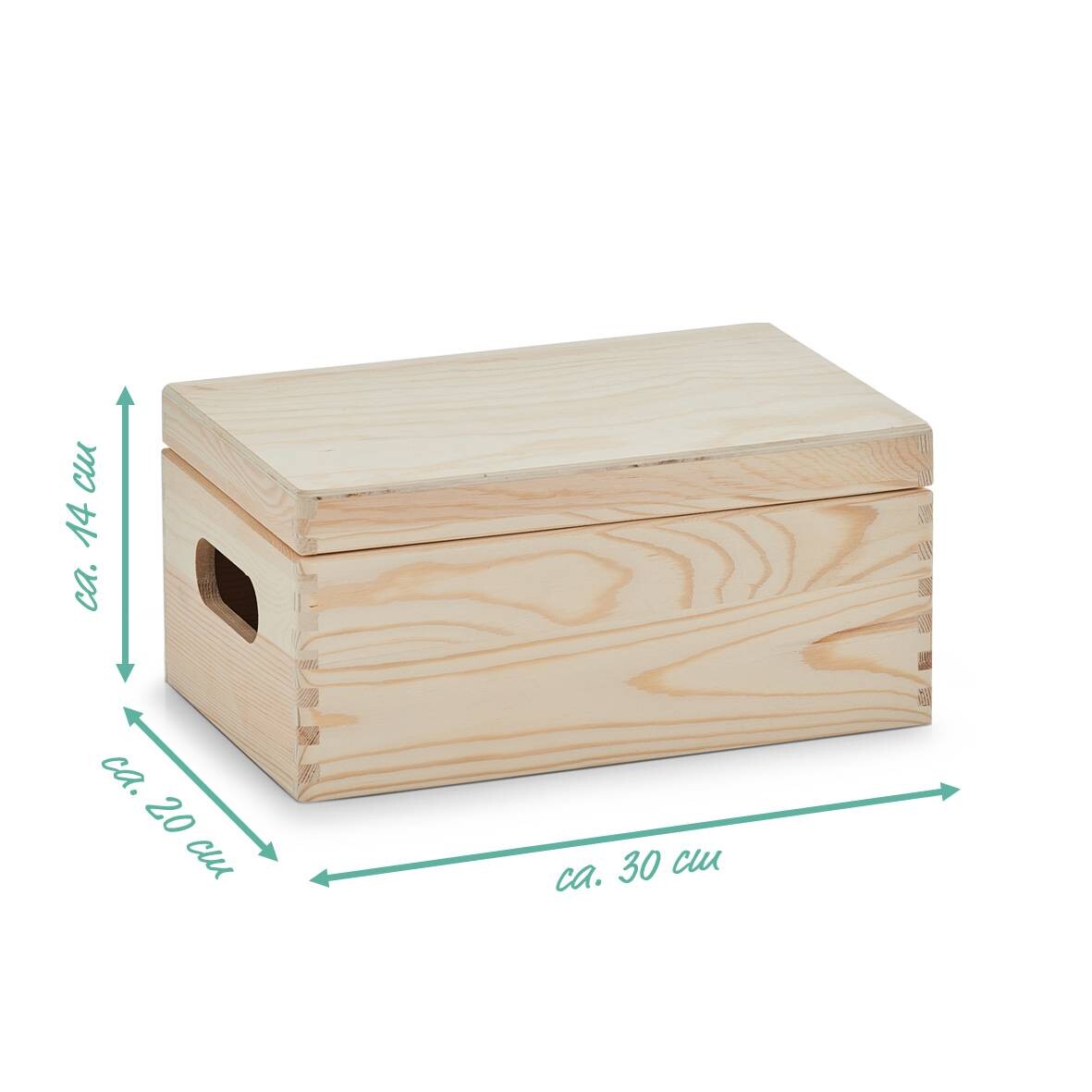 Zeller Allzweckkiste natur Kiefer B/H/L: ca. 30x14x20 cm