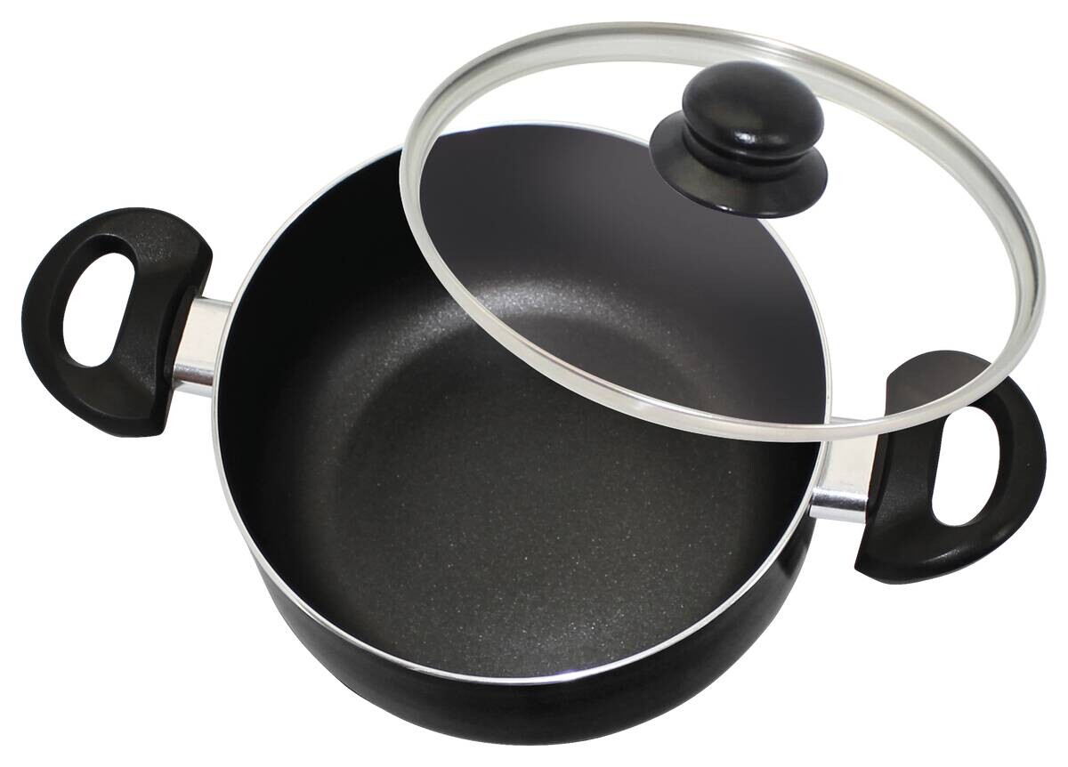 ELO Basic Topf schwarz Aluminium