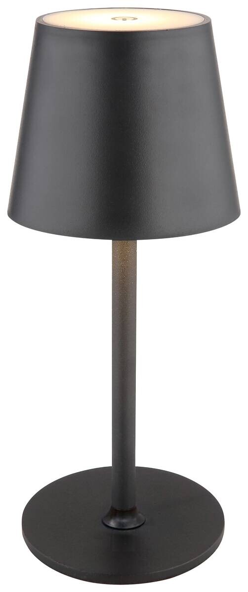 Tischleuchte schwarz H/D: ca. 36x10,6 cm