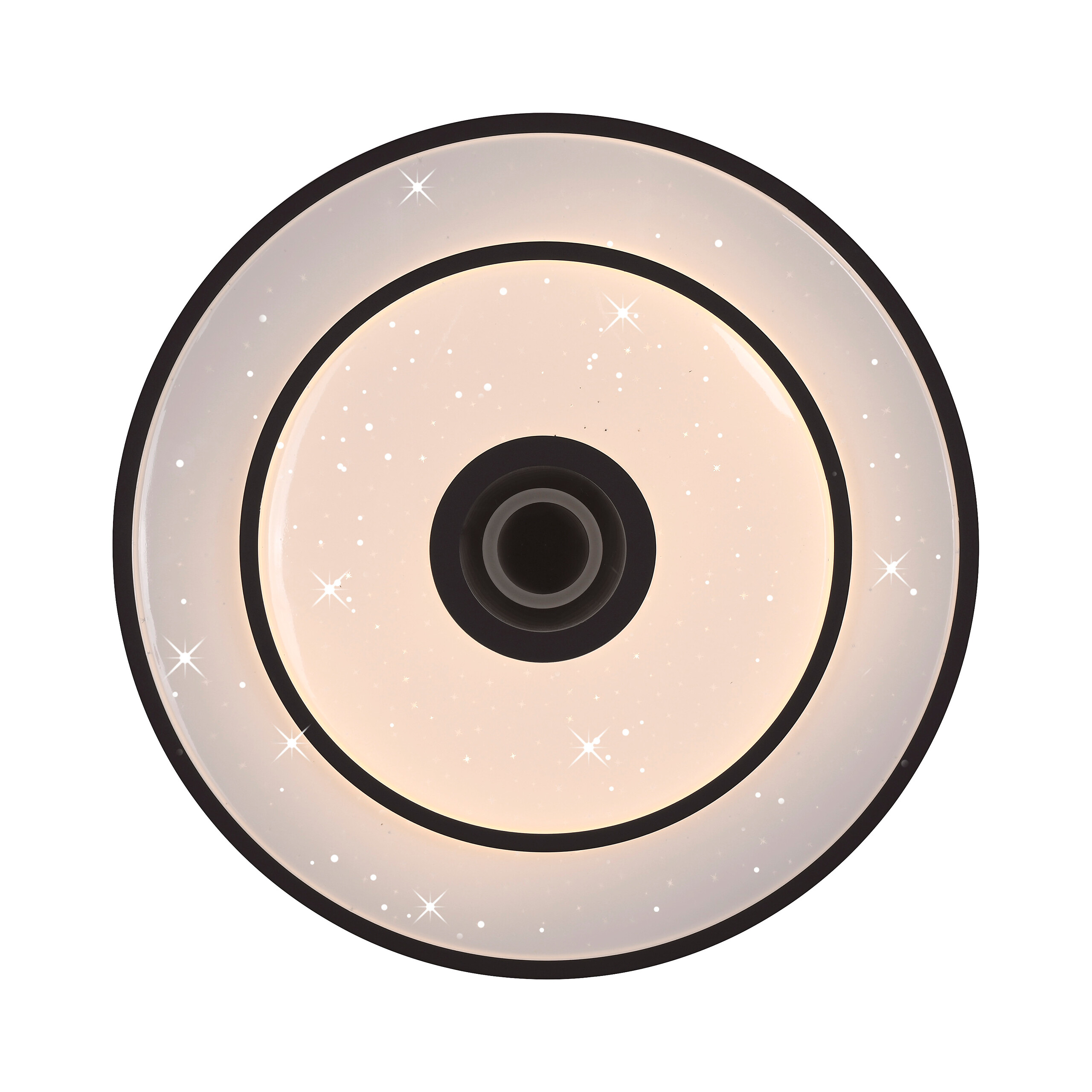 Just Light LED-Deckenleuchte Turanus schwarz H/D: ca. 7,5x50 cm