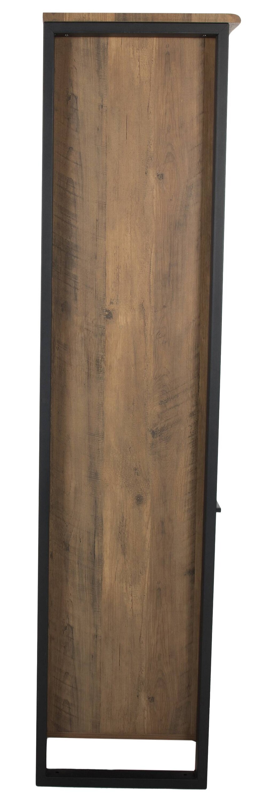 Vitrine Ute Akazie Nachbildung schwarz MDF