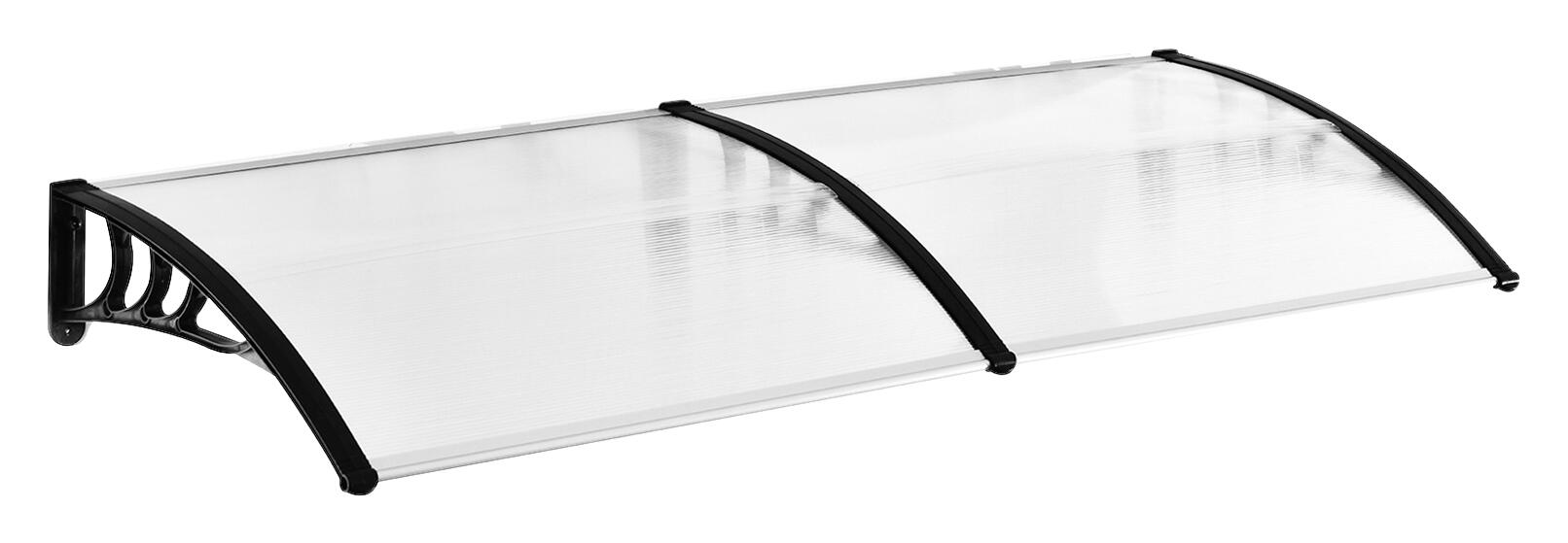 Outsunny Pultvordach transparent B/H/L: ca. 80x23x195 cm ca. 4,39 kg