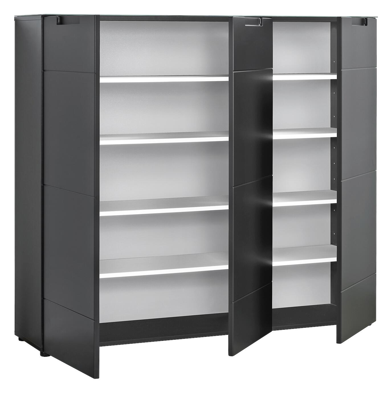 Kommode Mailand 13 anthrazit B/H/T: ca. 135x120x34 cm