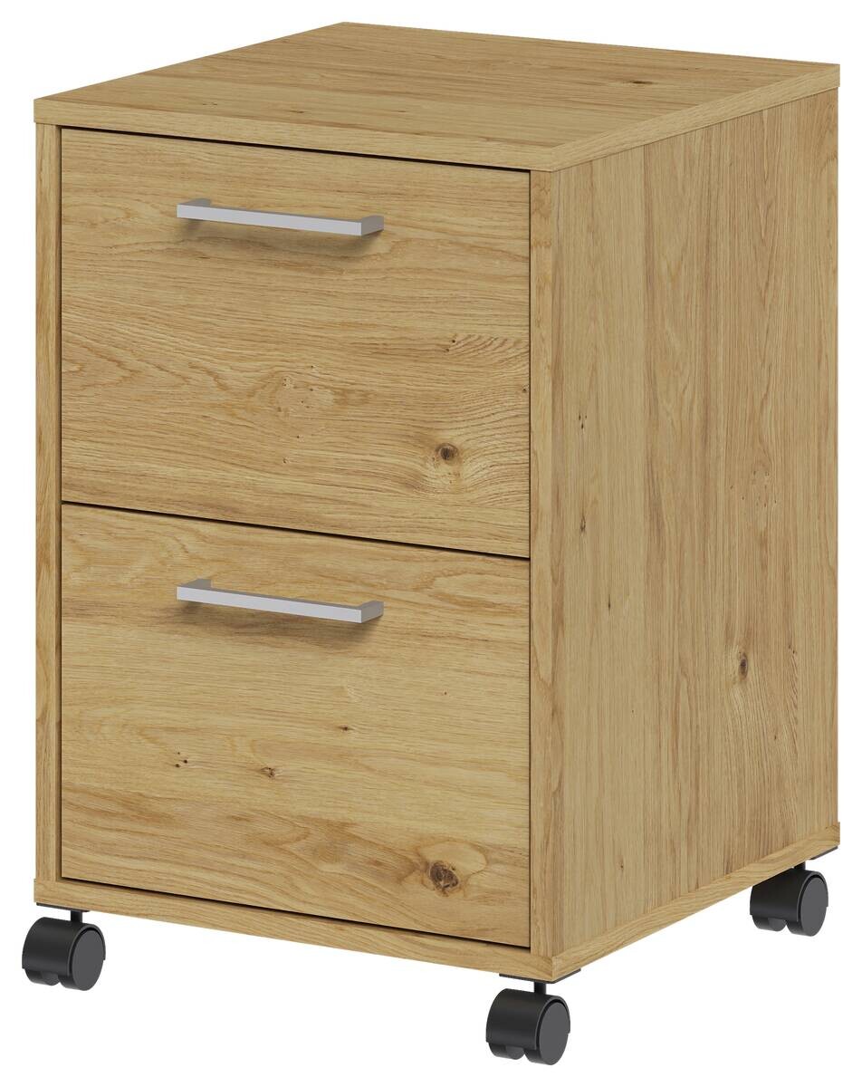 Rollcontainer Eiche Artisan Nachbildung B/H/T: ca. 38x57x39 cm Rollcontainer Eiche Artisan Nachbildung B/H/T: ca. 38x57x39 cm