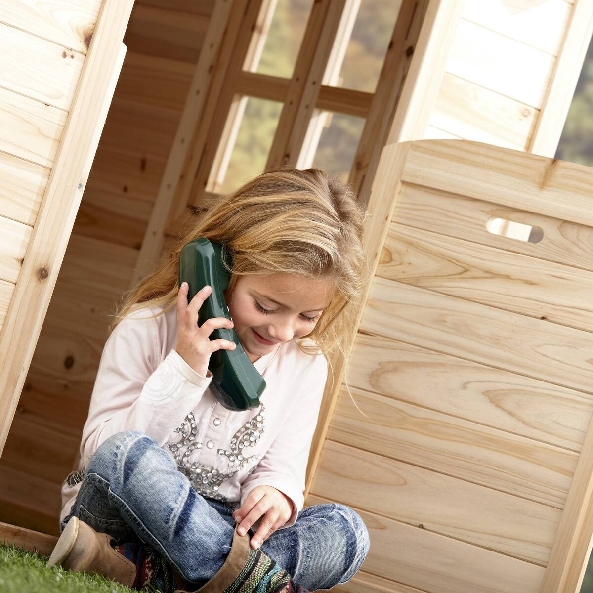 AXI Spielhaus Noa natur B/H/T: ca. 94x133x102 cm