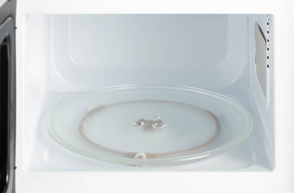 POCOline Mikrowelle silber Kunststoff D: ca. 26 cm ca. 20 l