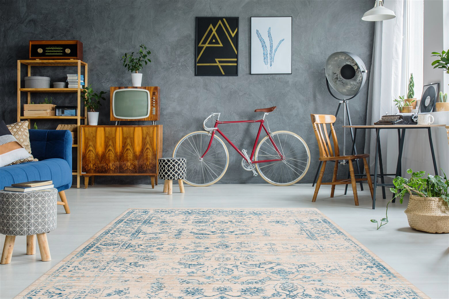 Arte Espina Kurzflorteppich Baroque 625 mehrfarbig B/H/L: ca. 120x0,5x170 cm