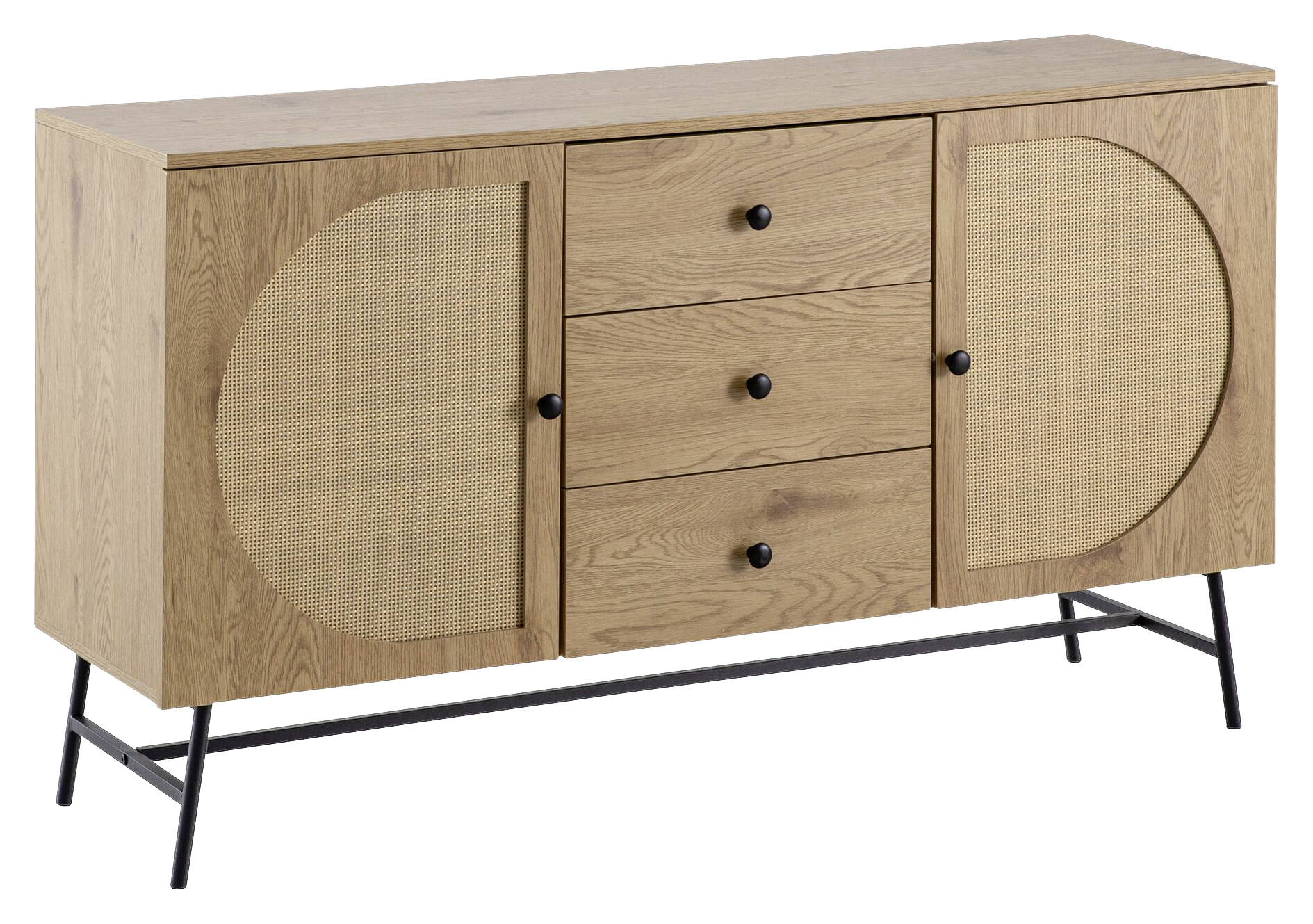 Sideboard natur Eiche Optik B/H/T: ca. 140x80x40 cm Sideboard natur Eiche Optik B/H/T: ca. 140x80x40 cm