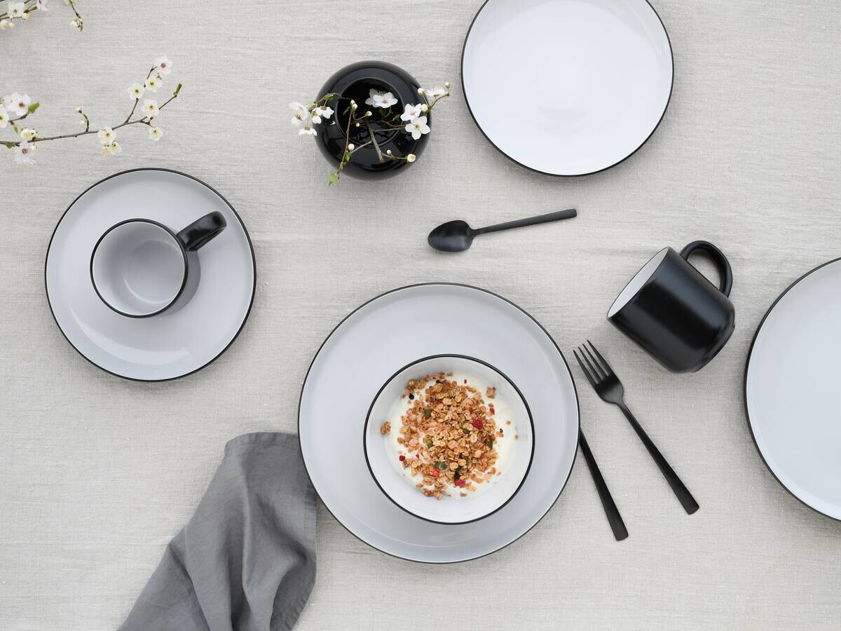 CreaTable Kombiservice Nordic weiß Steinzeug 16 tlg.