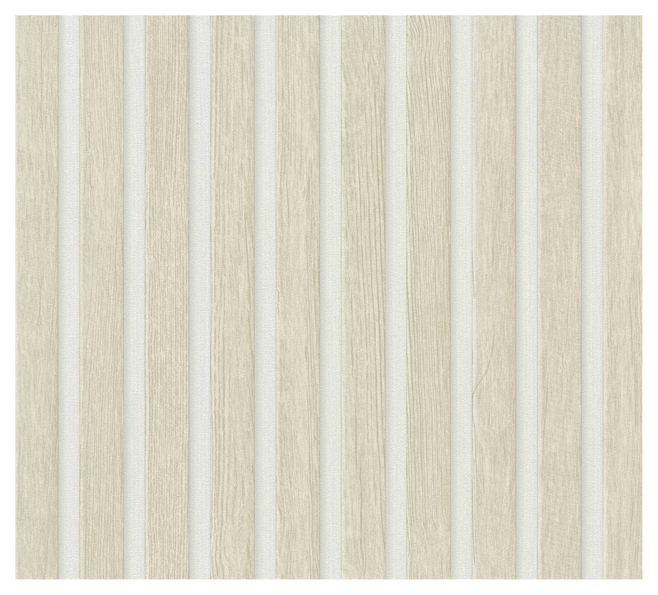 A.S.Creation Tapete weiß beige B/H/D: ca. 52x250x7,5 cm