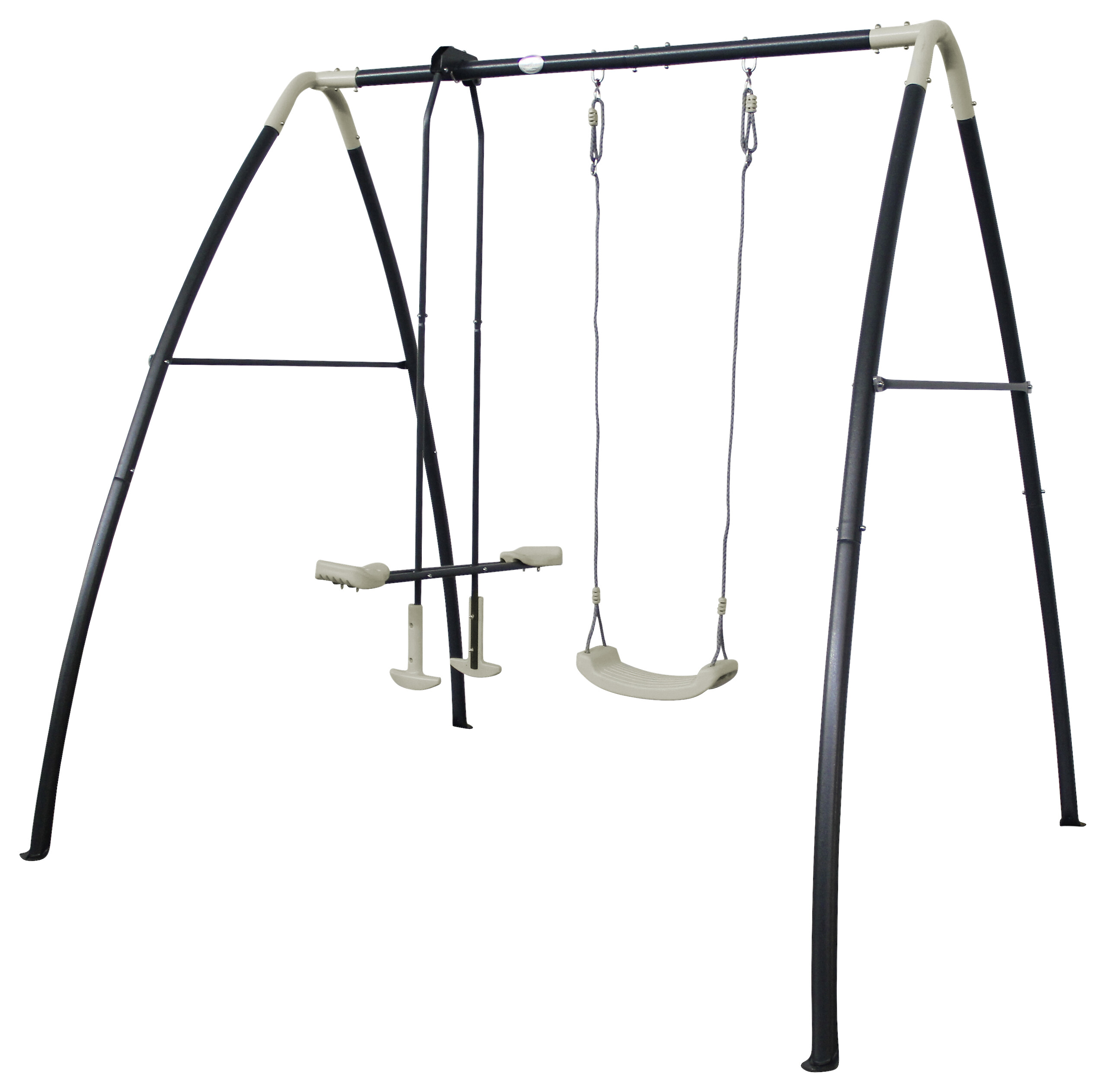 AXI Doppelschaukel anthrazit B/H/L: ca. 210x217x210 cm