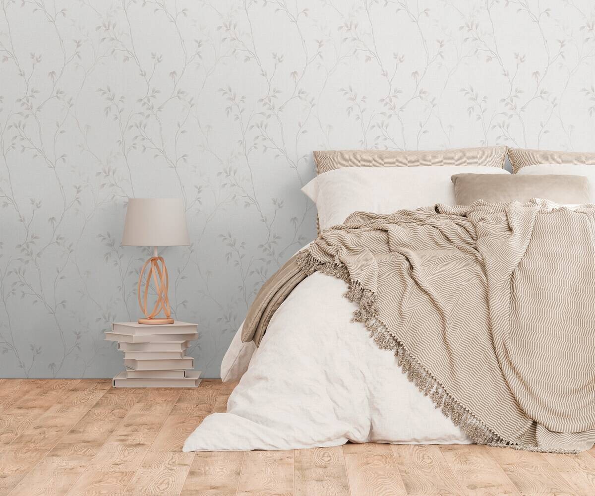 A.S.Creation Vliestapete creme beige B/H/D: ca. 53x1005x8,8 cm