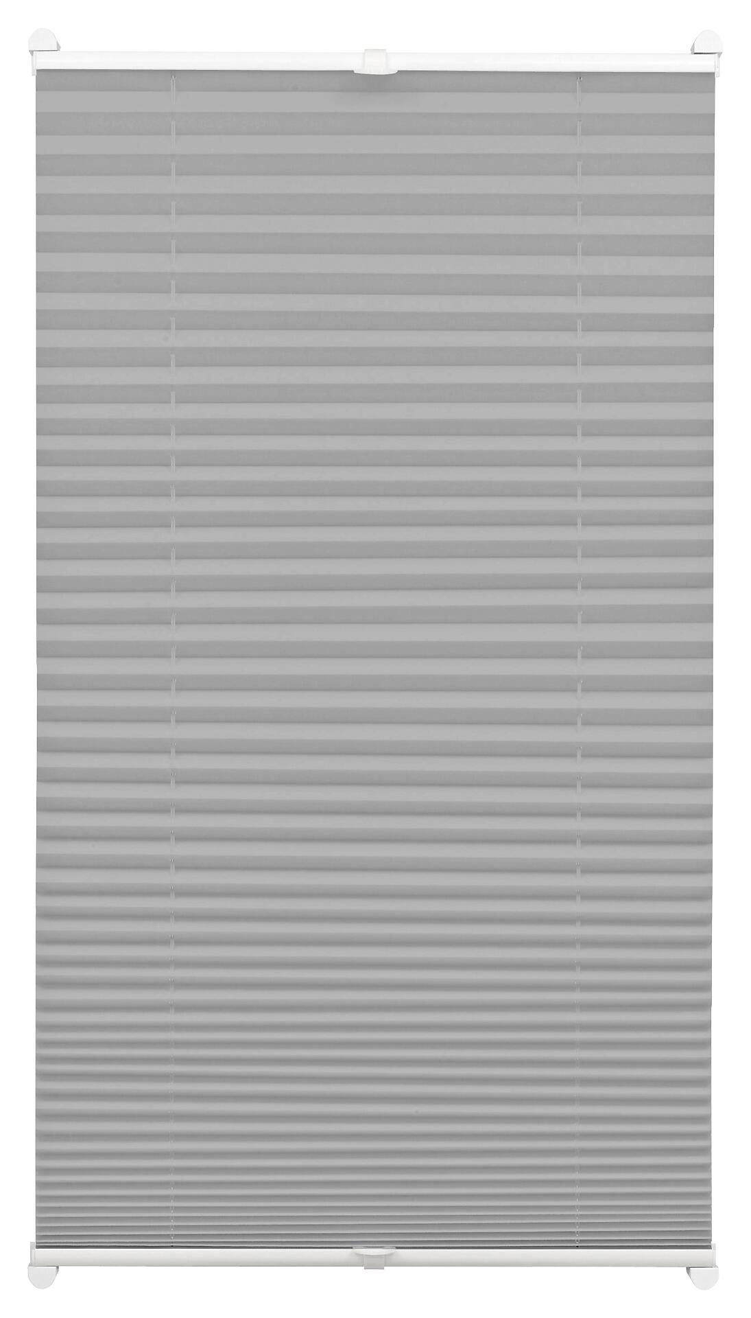 Boviva Spannplissee silber B/L: ca. 70x130 cm