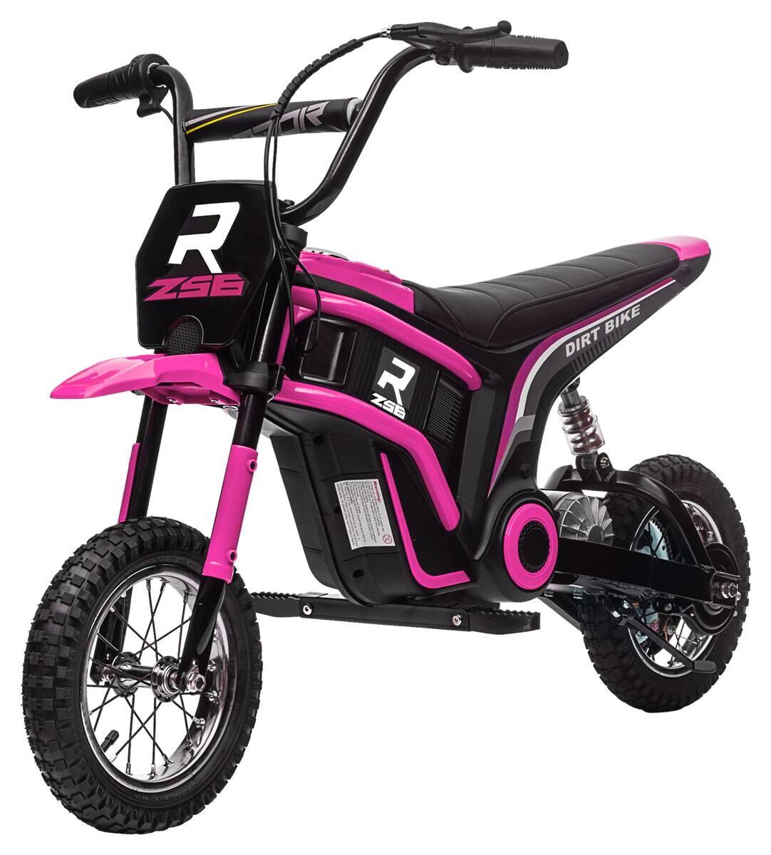 HOMCOM Kindermotorrad rosa B/H/L: ca. 64x76,5x119 cm