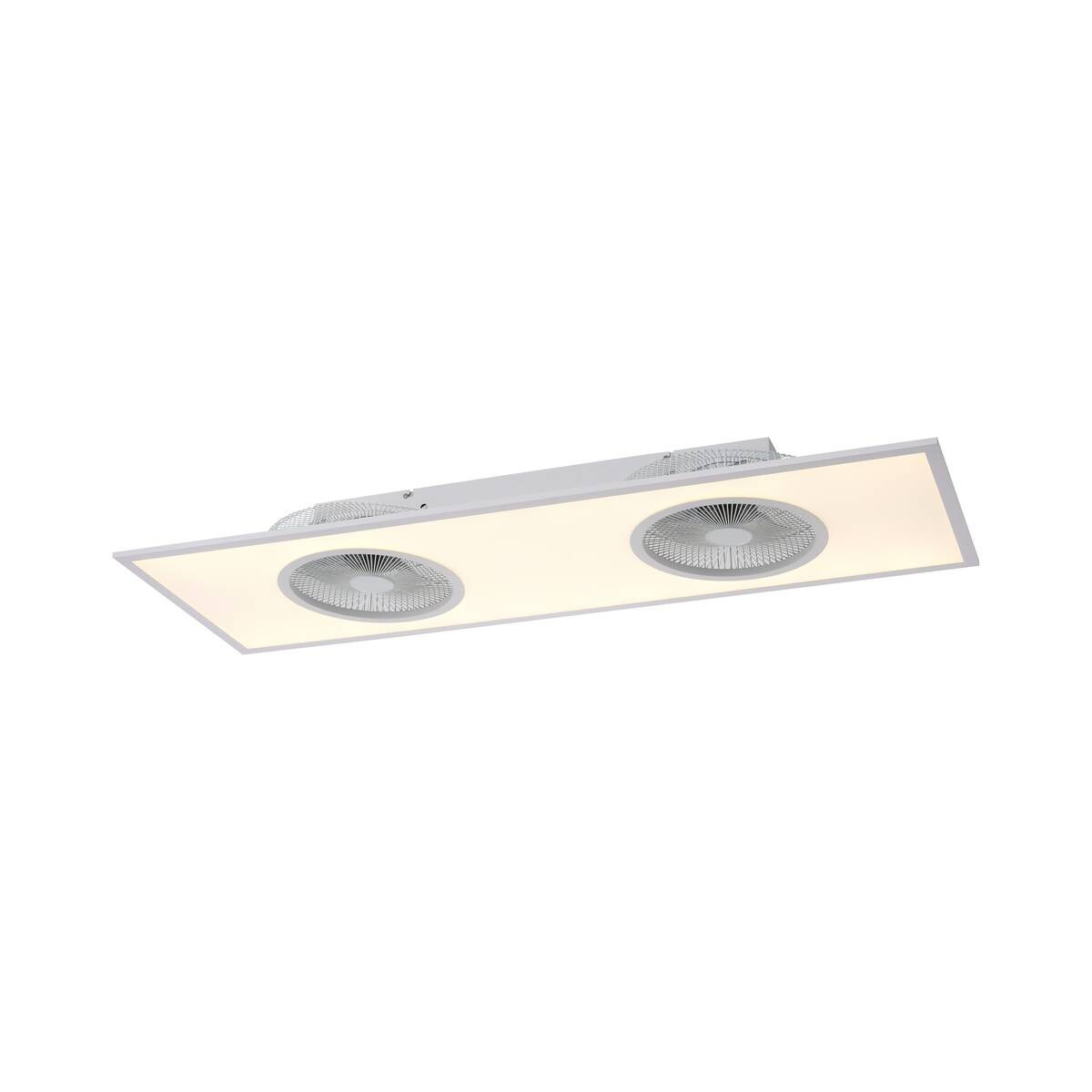 Just Light LED-Deckenleuchte FLAT-AIR 14643-16 weiß Kunststoff B/H/T: ca. 40x12,5x120 cm 1 Brennstellen