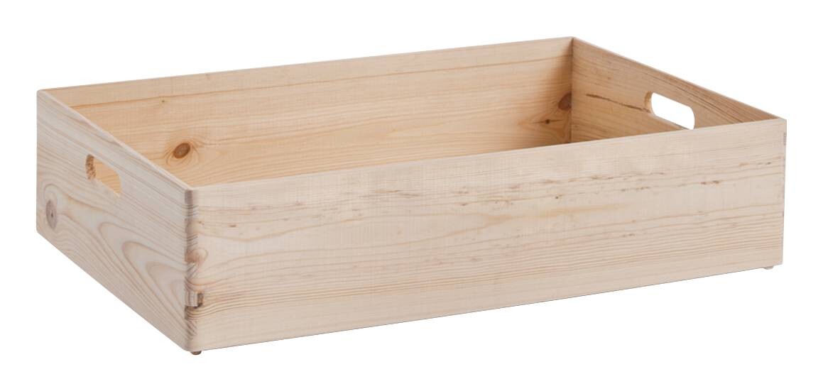 Zeller Allzweckkiste natur Kiefer B/H/L: ca. 60x15x40 cm