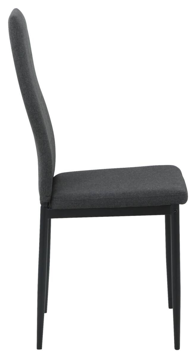 Stuhl Svenni anthrazit Webstoff B/H/T: ca. 42x98x44 cm