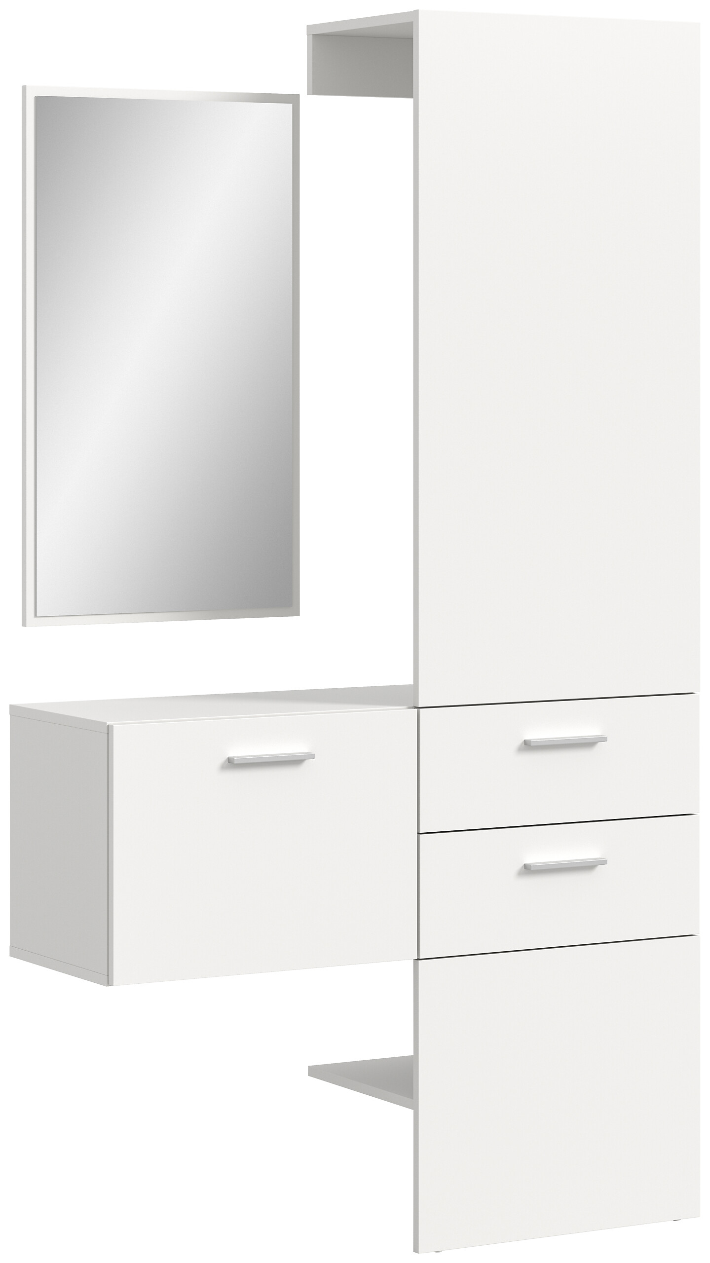 Garderobe VAGA weiß B/H/T: ca. 104x190x36 cm