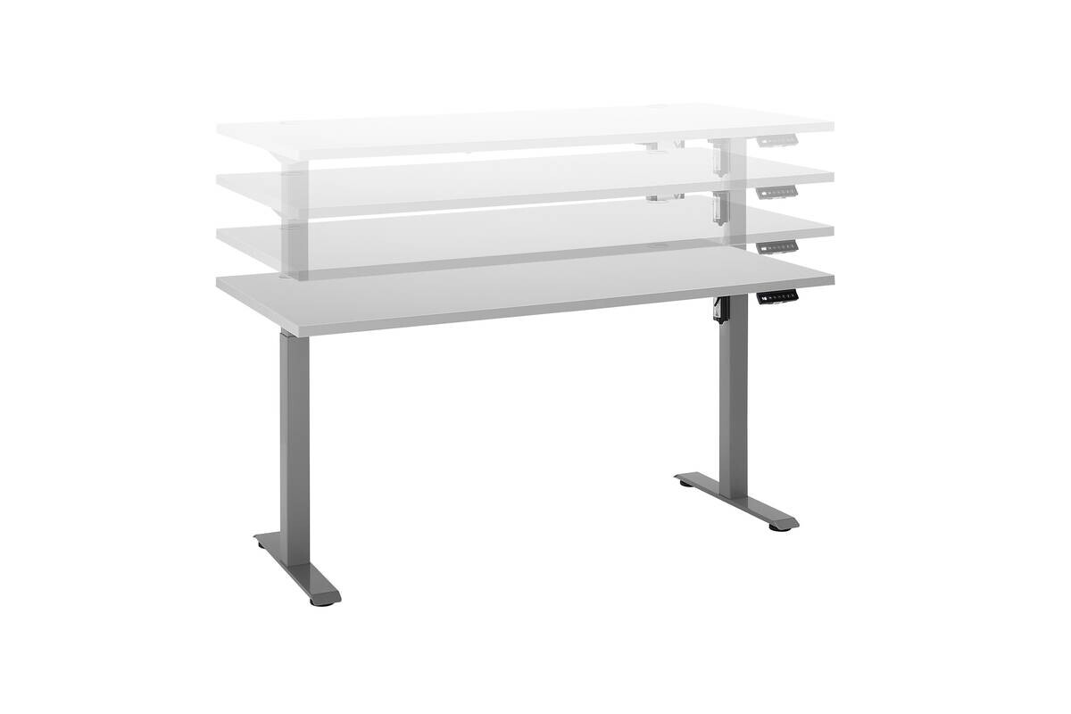 höhenverstellbarer Schreibtisch Pronto 2 weiß B/H/T: ca. 160x75x77 cm