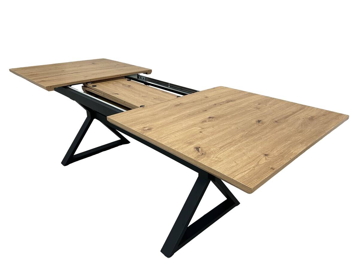 Esstisch Paddy Eiche Wildeiche hell Nachbildung B/H/T: ca. 160x75x90 cm