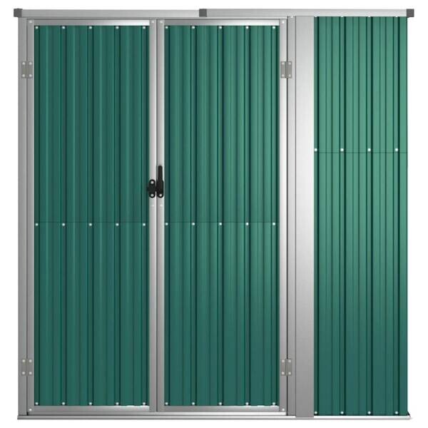 vidaXL Geräteschuppen grün B/H/T: ca. 161x161x89 cm