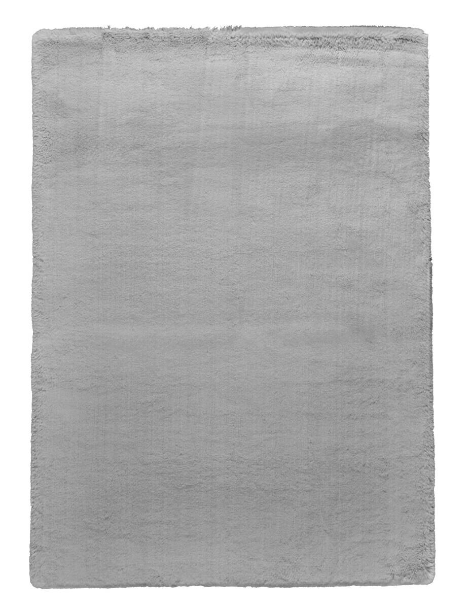 Fellimitat Bunny Deluxe grau B/L: ca. 80x150 cm